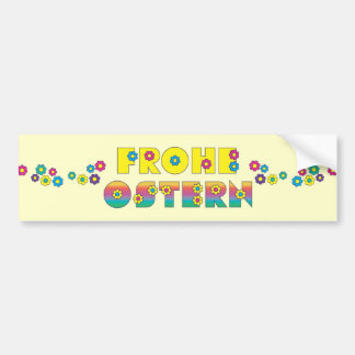 Frohe Ostern Autoaufkleber