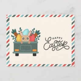 Frohe Ostern Bauernmarkt Postkarte