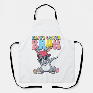 Frohe Ostern Bruh Bunny Dab Rabbit Tanz Jungen Kin Schürze
