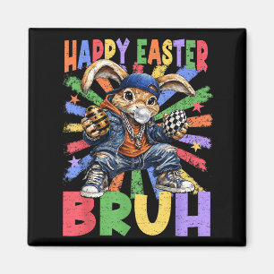Frohe Ostern Bruh Bunny Osterhase Ostereier suchen Magnet