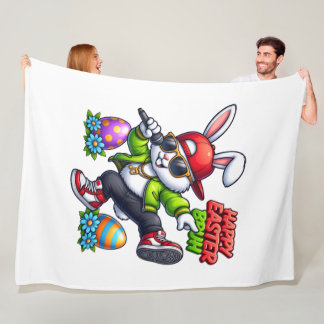 Frohe Ostern Bruh Cooler Bunny Sonnenbrille Street Fleecedecke