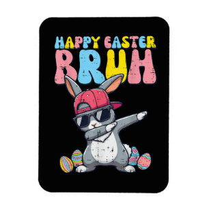Frohe Ostern Bruh Hase Dab Kaninchen Tanz Magnet