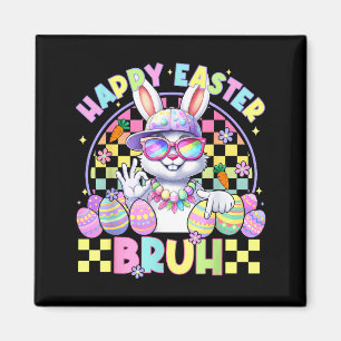 Frohe Ostern Bruh Lustig Sechs Sieben Meme Hase Ju Magnet