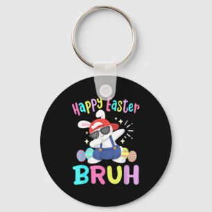 Frohe Ostern Bruh Lustiger Dabbing-Hase Dab-Tanz R Schlüsselanhänger