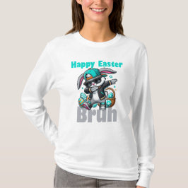 Frohe Ostern Bruh, Osterhase Dabbing T-Shirt