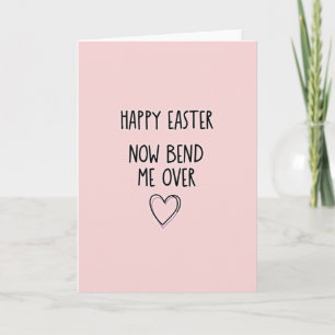 Frohe Ostern Bück dich Karte