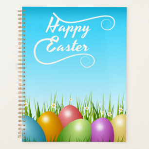 "FROHE OSTERN" BUNTE OSTEREIER PLANER