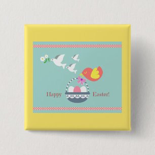 Frohe Ostern! Button