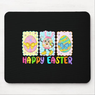 Frohe Ostern Coquette Schleife Lustige Ostereier K Mousepad