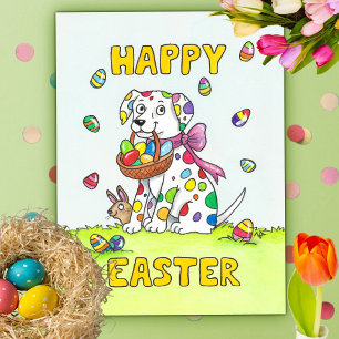 Frohe Ostern Dalmatiner Postkarte