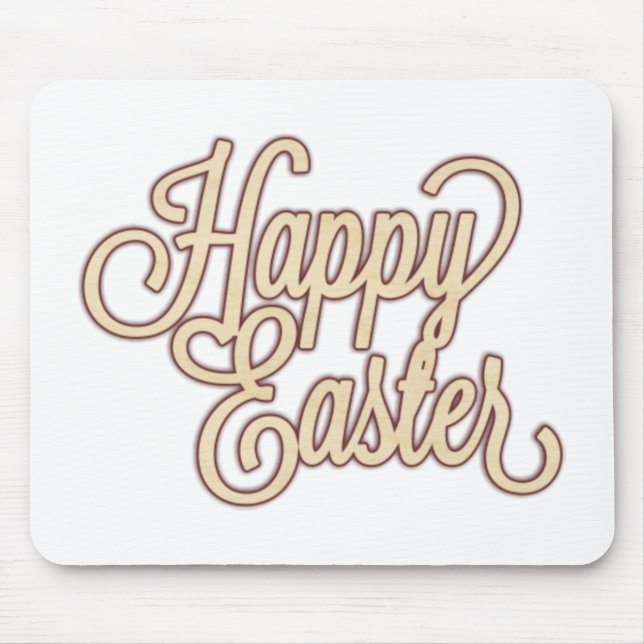 Frohe Ostern Design Mousepad (Vorne)