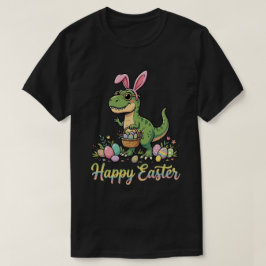 Frohe Ostern Dinosaurier Süßer Hase Dino  T-Shirt