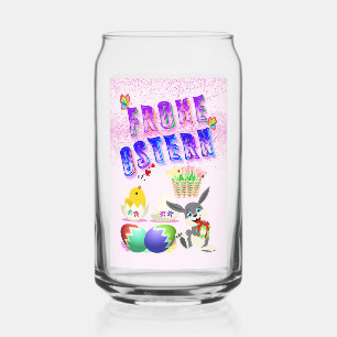 Frohe Ostern Dosenglas