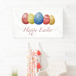 Frohe Ostern Eier Banner – Frühlingsfeier Party