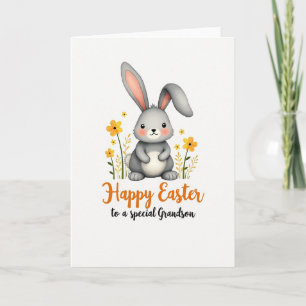 Frohe Ostern Enkel Hase Karte