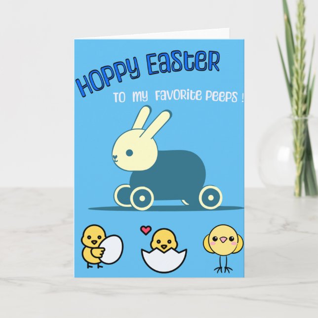 Frohe Ostern  Feiertagskarte (Vorderseite)