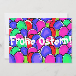 Frohe Ostern! Feiertagskarte