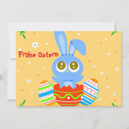 Frohe Ostern! Feiertagskarte