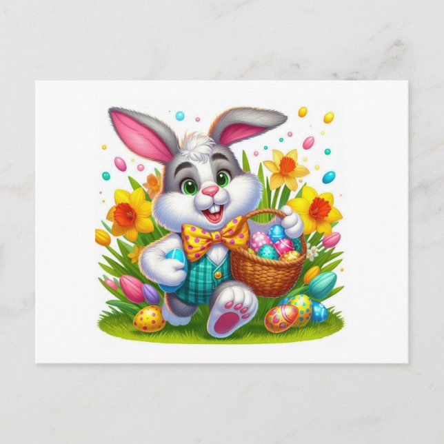 Frohe Ostern   Feiertagspostkarte (Vorderseite)