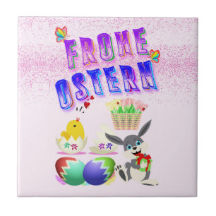 Frohe Ostern Fliese