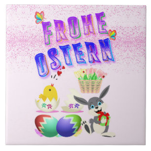 Frohe Ostern Fliese