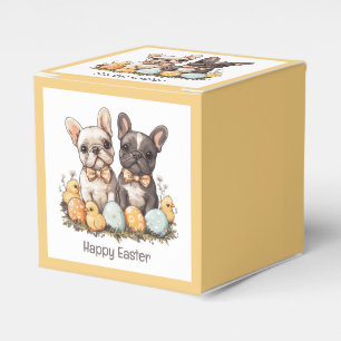 Frohe Ostern Französische Bulldoggen Geschenkschachtel