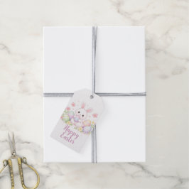 Frohe Ostern Frühjahrsdesign - Süßer Osterhase Geschenkanhänger