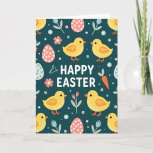 Frohe Ostern Frühlingsfreude Karte