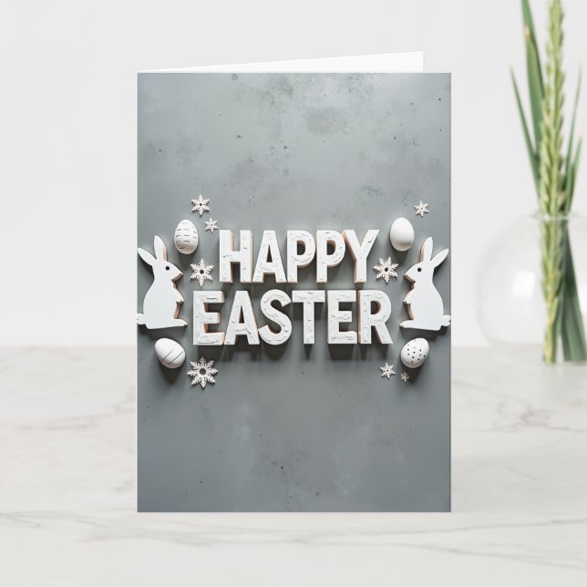 Frohe Ostern Frühlingskarte Karte (Vorderseite)