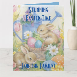 Frohe Ostern für meine Familie Karte