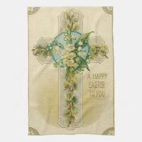 Frohe Ostern für Sie - Antike Postkarte,