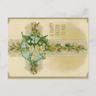 Frohe Ostern für Sie - Antike Postkarte,  Postkarte