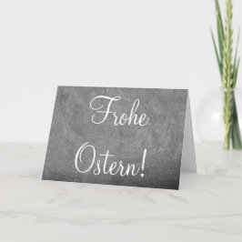 Frohe Ostern German Germany Easter Chalkboard Text Feiertagskarte