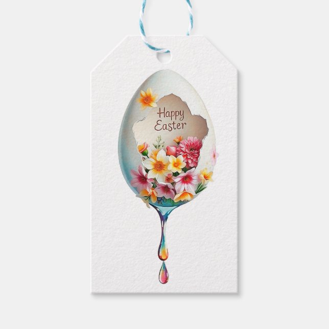 Frohe Ostern! Geschenkanhänger (Vorderseite)