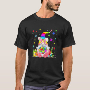 Frohe Ostern Gnom Autismus-Bewusstseinsmonat Supp T-Shirt