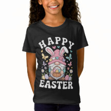 Frohe Ostern Gnom Mit Hasenohren Bunte Eier 