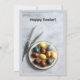 Frohe Ostern Grußkarte Feiertagskarte
