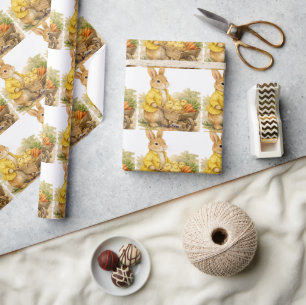 Frohe Ostern Häschen Baby Shower Geschenkpapier