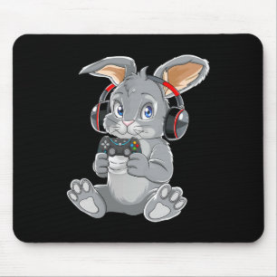 Frohe Ostern Hase Ei Lustig Jungen Mädchen Kinder Mousepad