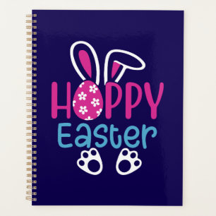 Frohe Ostern Hase Ei Süßes Frühlingsdesign Planer