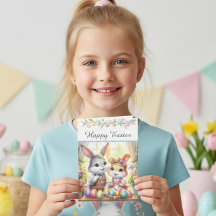 Frohe Ostern Hase & Eier Gruß 