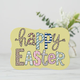Frohe Ostern Hübsche Blumenhase Frühling Leopard