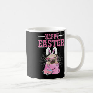 Frohe Ostern Hund Lustiger Pug Hase _1 Kaffeetasse