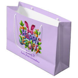 Frohe Ostern in bunten Farben Große Geschenktüte