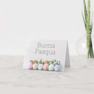 Frohe Ostern, italienisch Frohe Ostern  Karte