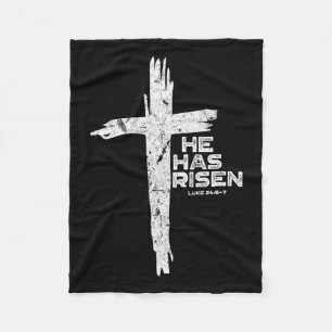 Frohe Ostern Jesus hat er die religiösen Christen Fleecedecke