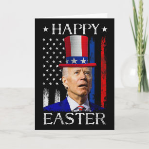 Frohe Ostern Joe Biden verwirrt 4. Juli Unabhängig Karte