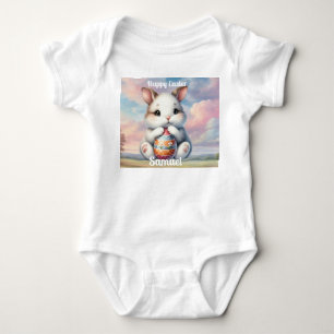 Frohe Ostern Jungen Baby Strampler