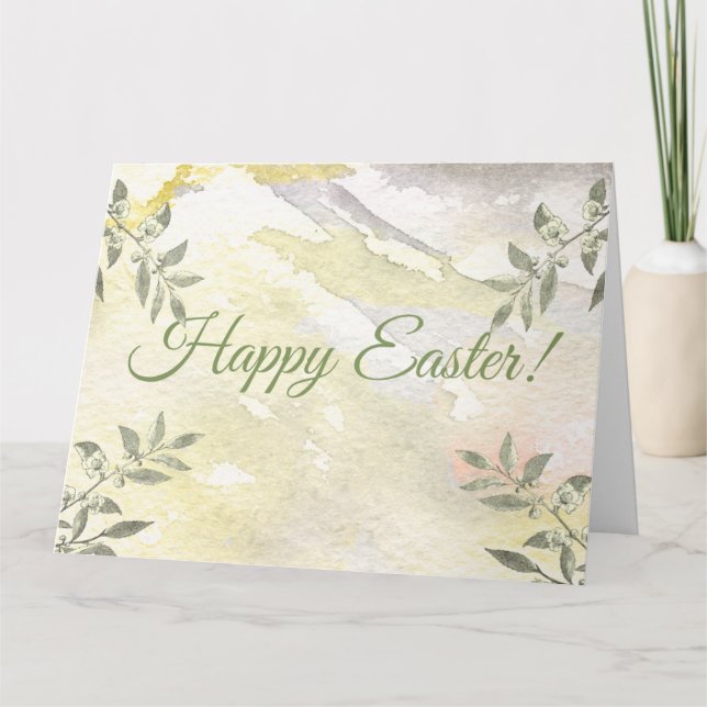 FROHE OSTERN KARTE (Vorderseite)