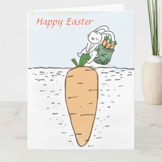 Frohe Ostern Karte (Vorderseite)